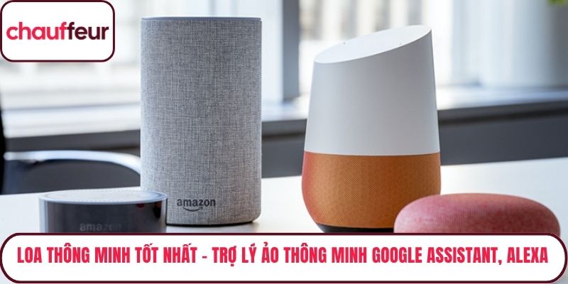 Loa Thông Minh Tốt Nhất – Trợ Lý Ảo Thông Minh Google Assistant, Alexa